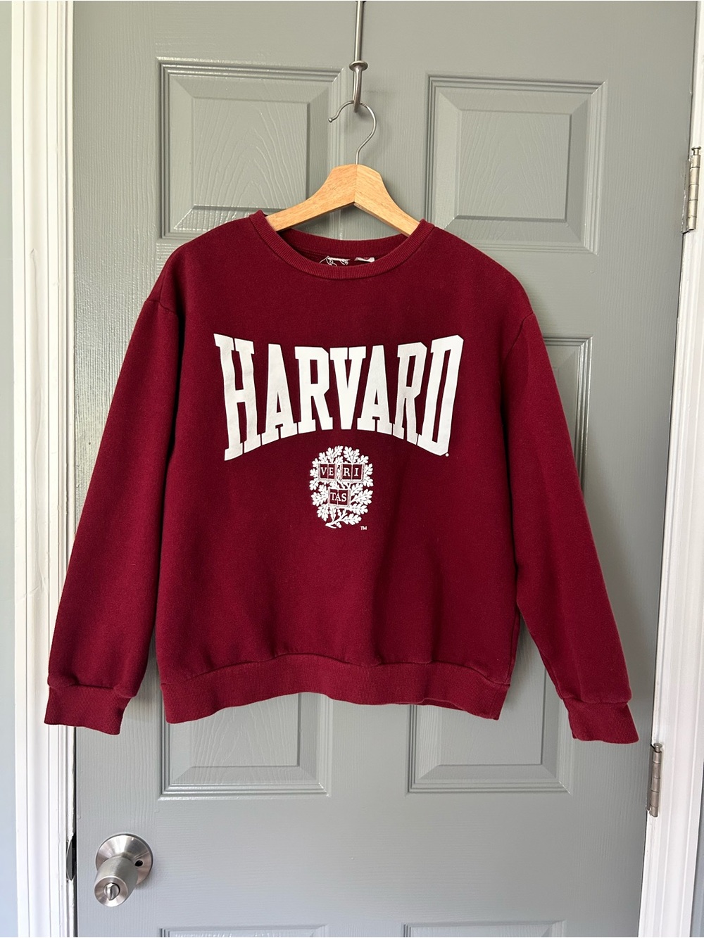 Harvard Maroon Crewneck Sweatshirt